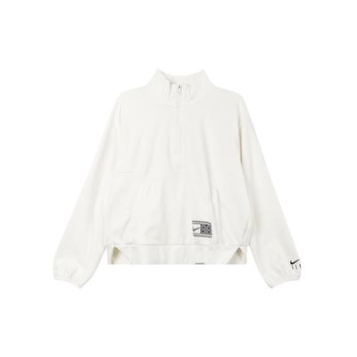 Dri-Fit Swoosh Fly Logo Print Langarm-Sweatshirt Damen Sweatshirt Sail DX0562-133