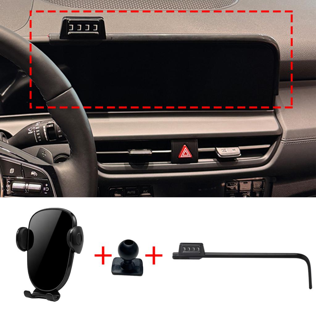 Fit for KIA SELTOS 2024 2025 2026 Phone Holder Integrated Screen Mount Phone Holder Mount Car Accessoires