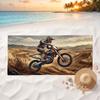 Motorcycle (25) Soft and comfortable beach towel perfect for vacations and poolside use an ideal gift for summer holidays