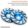 Diamond Bowl Grinding Wheel for Stone, Concrete, Marble - 100mm Disc for Angle Grinders, Polishing, and Flooring.