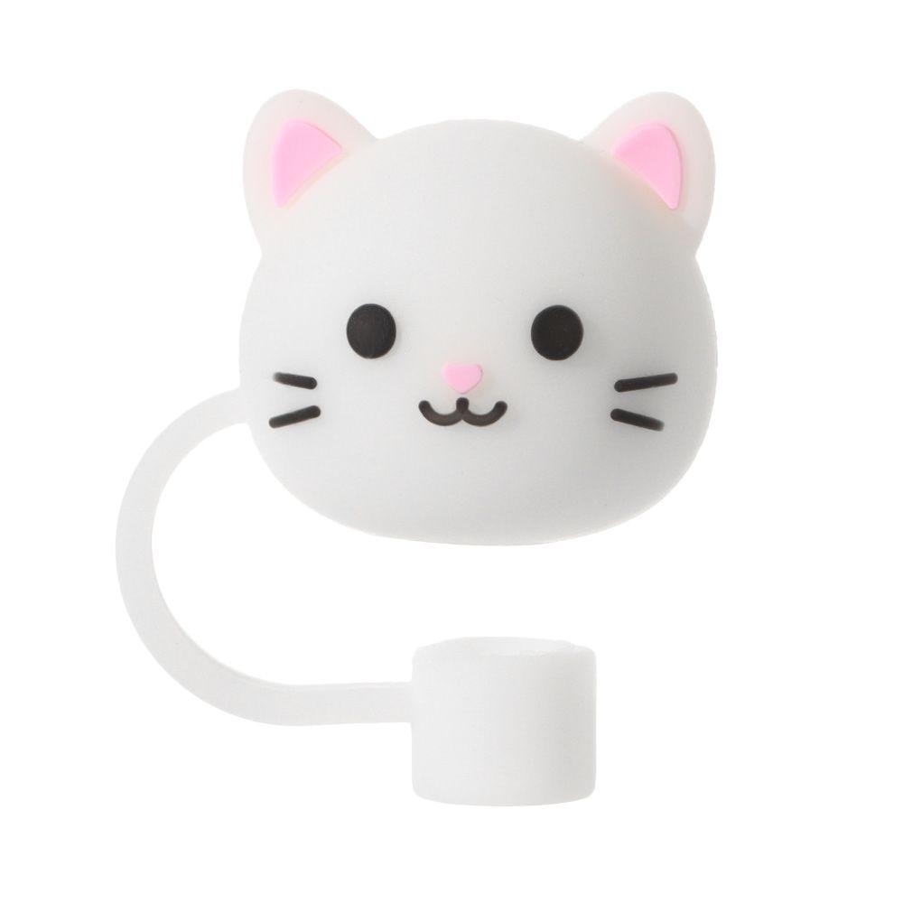 Reusable Dust-proof Reusable Straw Tips Cover Cup Accessories Drinking Dust Cap Silicone Straw Plug