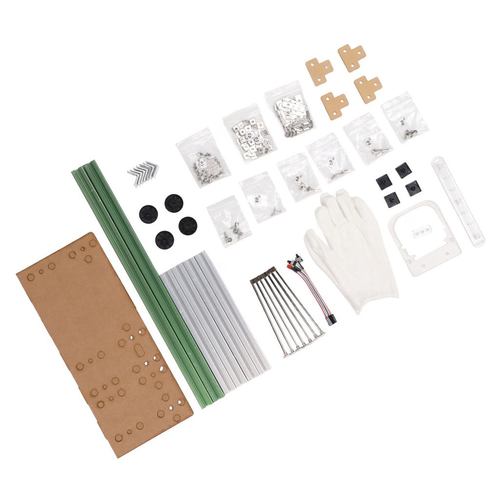ATX Computer Open Case Bracket Good Heat Dissipation Support 4 PCI Slot Colored Aluminum Alloy DIY Bare Frame for Home