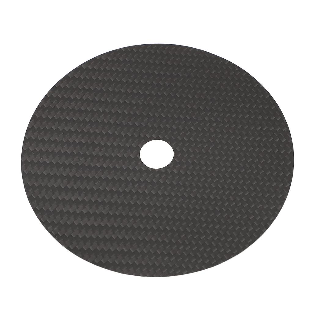 CD Tuning Pad HIFI CD Tuning Mat Low Distortion Rate Carbon Fiber CD Pad for CD Player Black