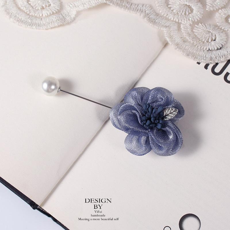 Brooch Female Japanese Flower Anti-Light Pin Temperament Versatile Corsage Hipster Suit Collar Accessories New