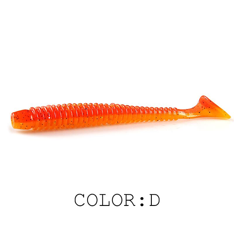2025 HOT Impact Ring Shad Fishing Lure Soft 63mm 80mm 97mm Plastics Baits Swimbait Jigging LureBait perch Lures