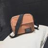 Women Canvas Single Shoulder Messenger Bag Small Square Bag Corduroy Bag
