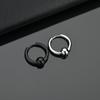 1 Pair Stainless Steel Hoop Earrings for Men Women Small Circle Metal Ball Anti-allergic Ear Buckle Rock Hip Hop Zircon