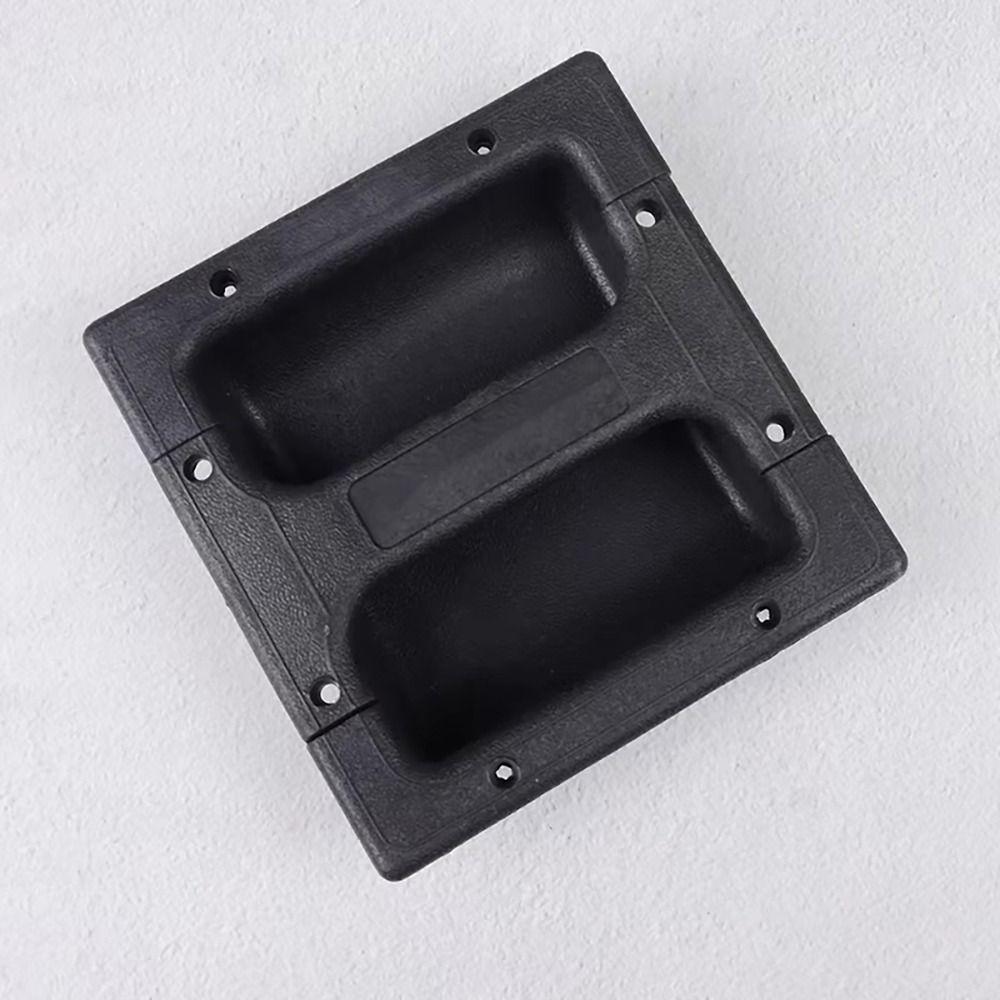 4 Stück Schwarzer versenkter Lautsprechergriff 148x140mm Gitarrenverstärkergriff für tragbare Lautsprecherbox