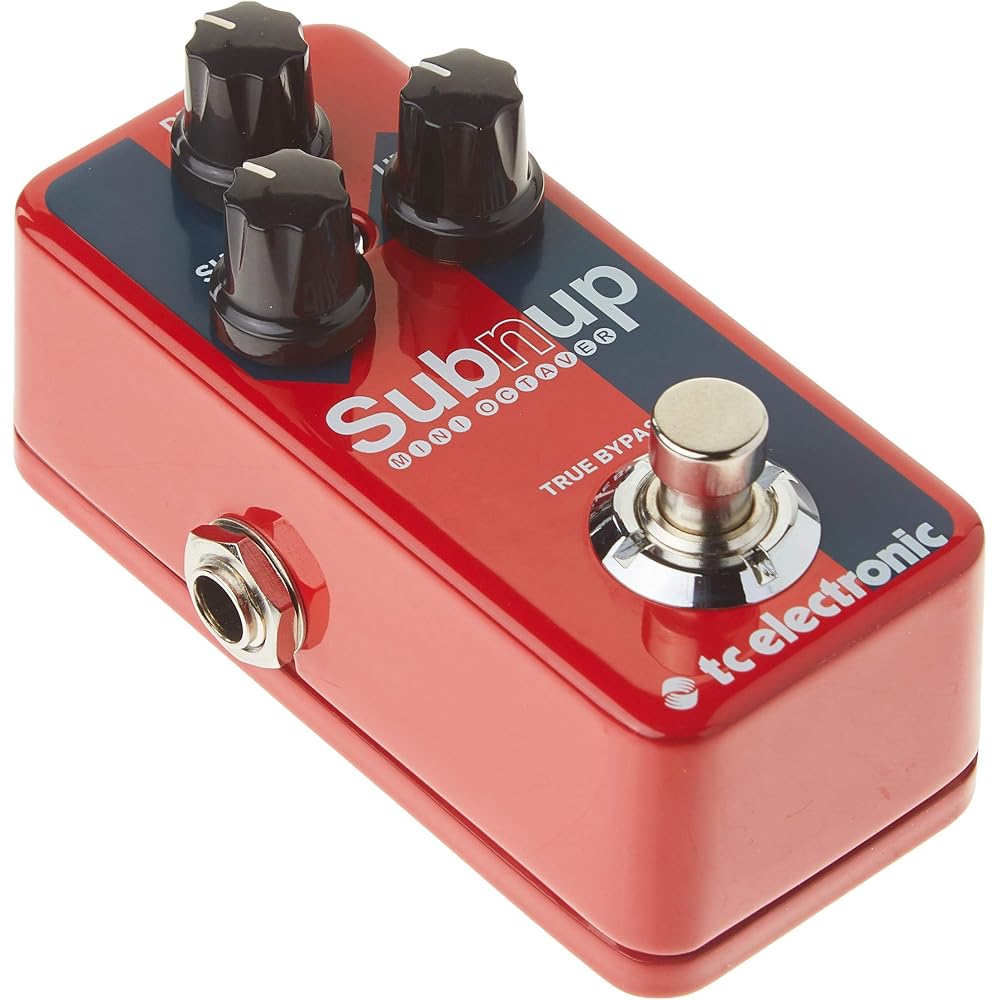 tc electronic Sub N Up Mini Octaver Compact Effects Pedal for Guitar and Bass