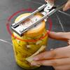 Easy Can Opener Adjustable Jar Opener Multifunctional Stainless Steel Bottle Cap Opener Jar Lid Gripper Home Kitchen Gadgets