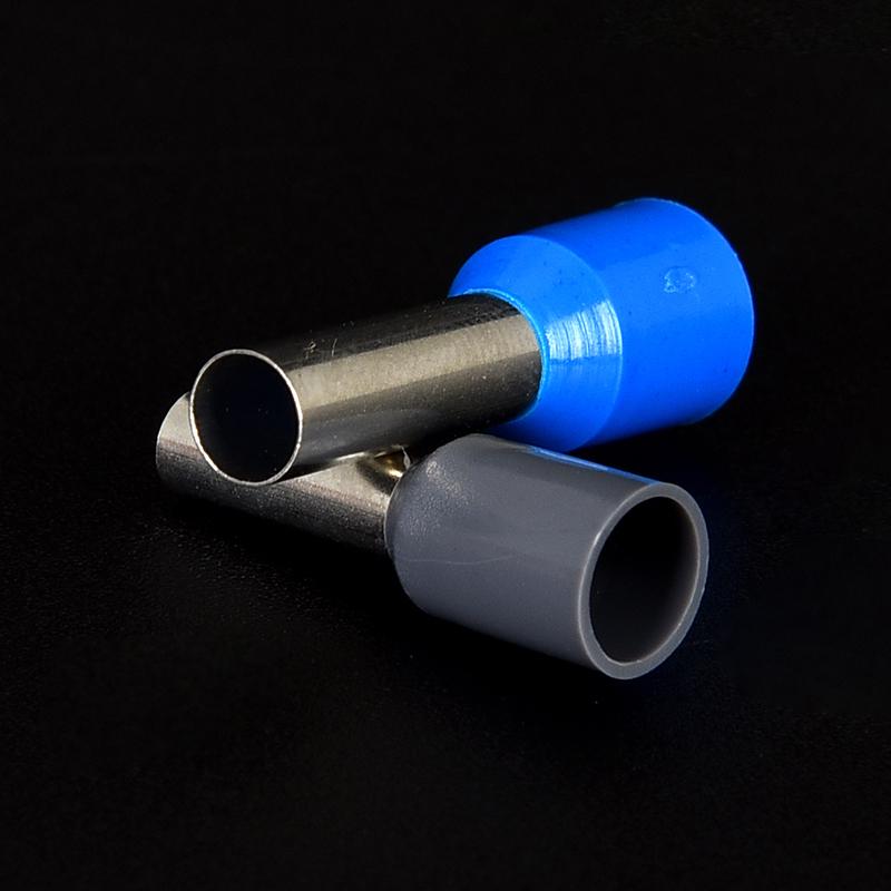 Brass Tubular Pre-insulated Cold Crimp Terminals, 0.5-50mm², Multiple Colors, Secure Seal