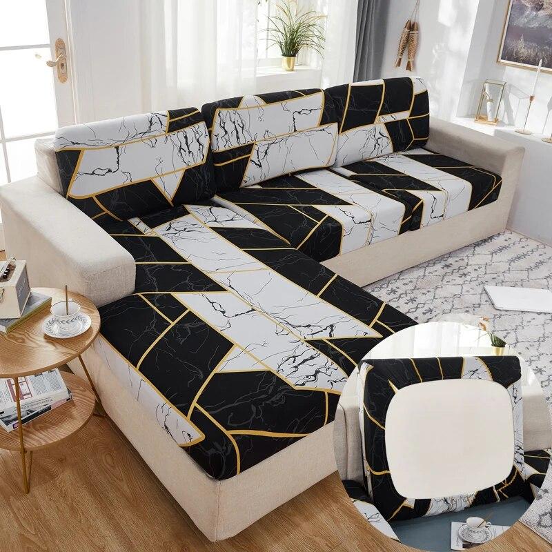 Huse extensibile pentru perne de canapea Huse de perne pentru scaune de canapea Protector de mobilier antiderapant de înlocuire pentru perne individuale