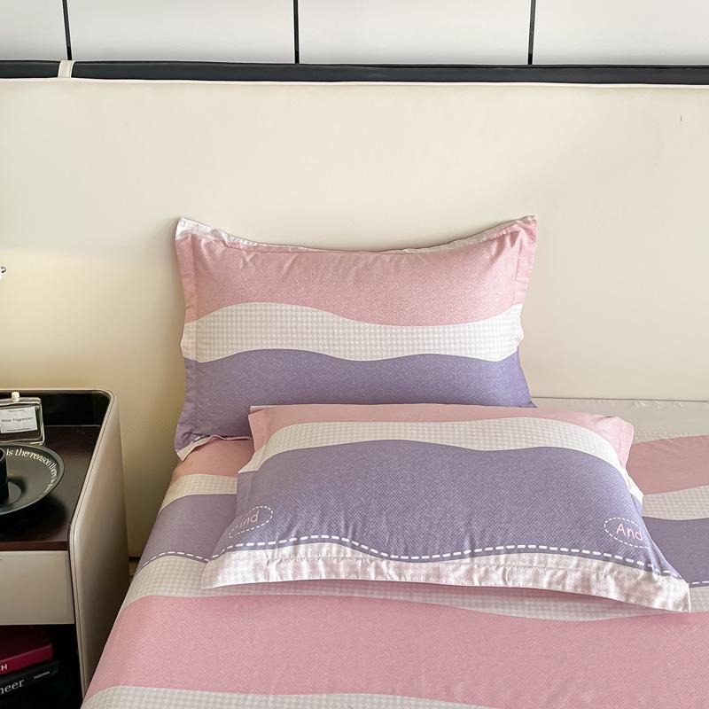 Set of Two Pure Cotton Pillowcases, 48x74cm - Pillow Core Covers [Pair Only]