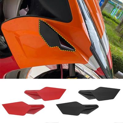 1 paar Motorrad Aerodynamische Winglets Spoiler Flügel Kit Klebstoff für Yamaha Suzuki Kawasaki Honda H2/H2R Zubehör