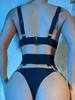European Motorcycle Chain Garter Lingerie Set for Women
