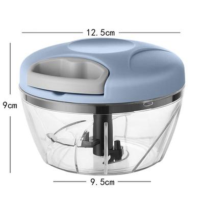 Manual Garlic Chopper with 3 Blades