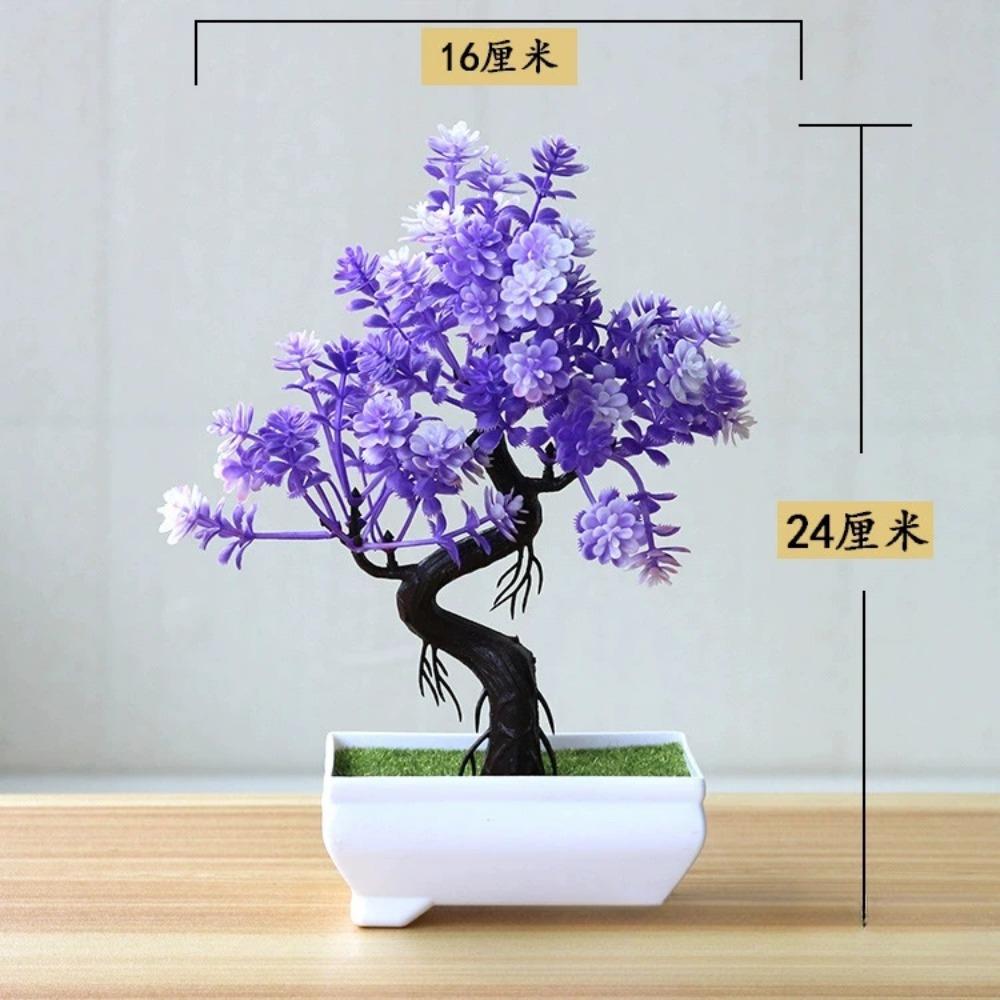 Gartenarrangement Ornamente Plastikpflanzen Bonsai Kleiner Baum Topf Kunstpflanze Topfblume Zuhause Zimmer Tisch Festliche Dekoration