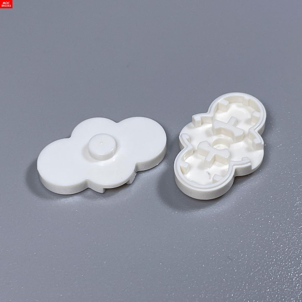 MOC Bricks White Plate 2x3 3x5 Floor Wall House Room Bedroom decorate Girl Building Blocks Children's Toys