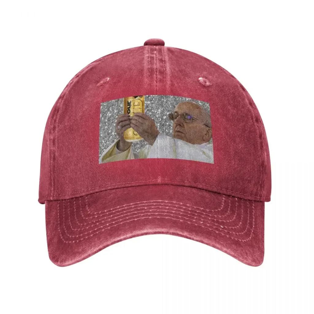 Pope with Gold Four Loko Baseball Cap Bobble Hat Cosplay Mens Womens