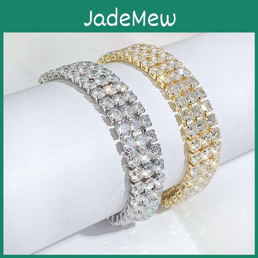 Shiny Womens Cmm Jewelry Party Gift Golden And Silvery Wide Hollow Tennis Bracelet Trendy Jewellery