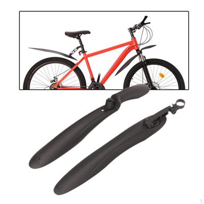 Bike Mudguard Front Rear Set Fenders Wheel Protector Easy To Install Bicycle Mud