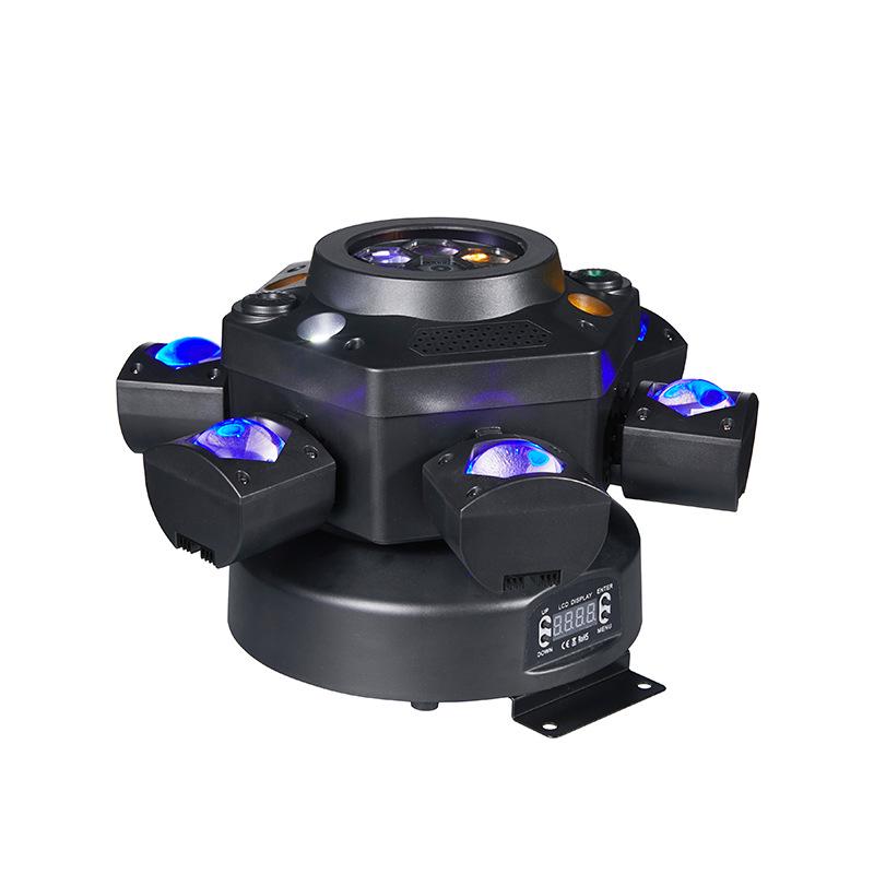 Vajra Laser Beam Light: HD Lens Colorful Six-Armed Light Bar for KTV Atmosphere