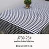 Plaid Cotton Linen Tablecloth, Throw Pillow, Cushion, and Pillowcase Fabric