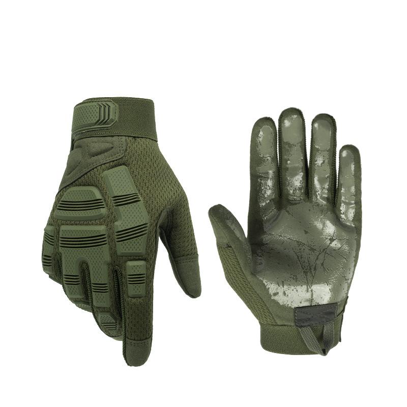 Outdoor sports tactical gloves all-finger locomotive riding gloves
