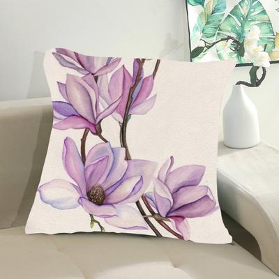 Federa Cuscino Antirughe Facile da Curare Poliestere Foglia Floreale Stampato Copricuscino Articoli per la Casa