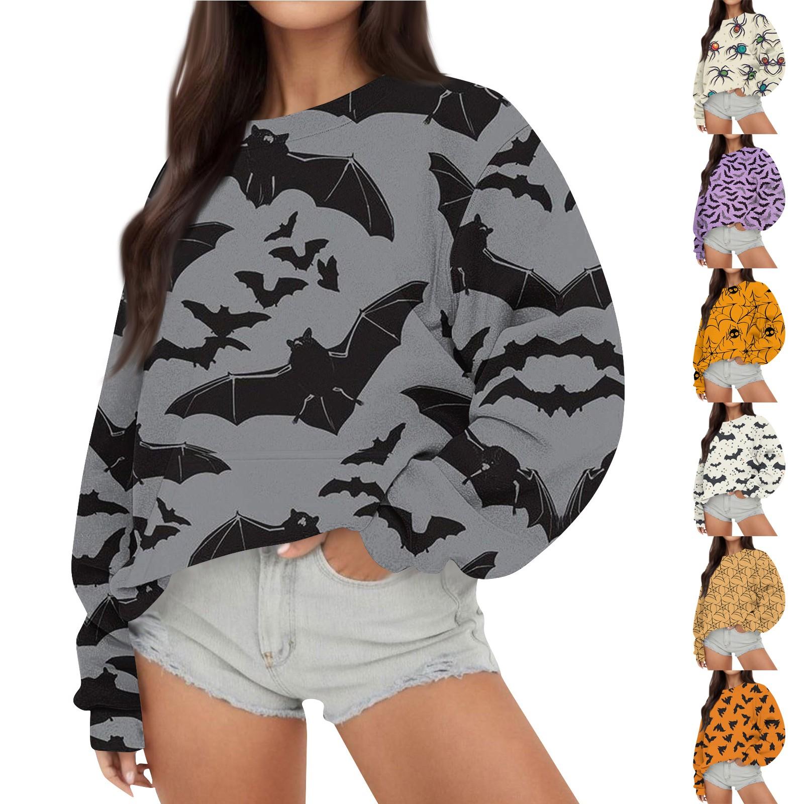 

Женские топы осень-зима, женские толстовки с длинным рукавом, повседневные топы свободного кроя с круглым вырезом L оранжевый