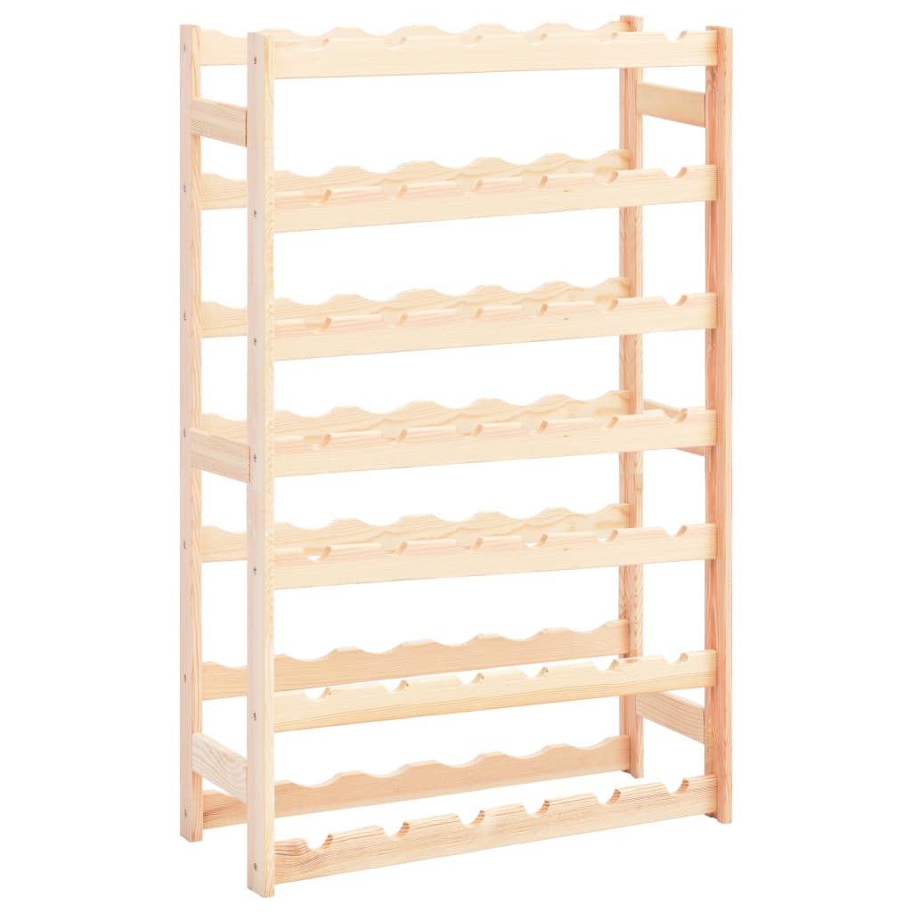 42 Bottle Wine Rack Pine Wood