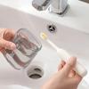 3 in 1 Portable Travel Toothbrush Set  Durable  ABS Plastic Mouthwash Cup for Daily Use