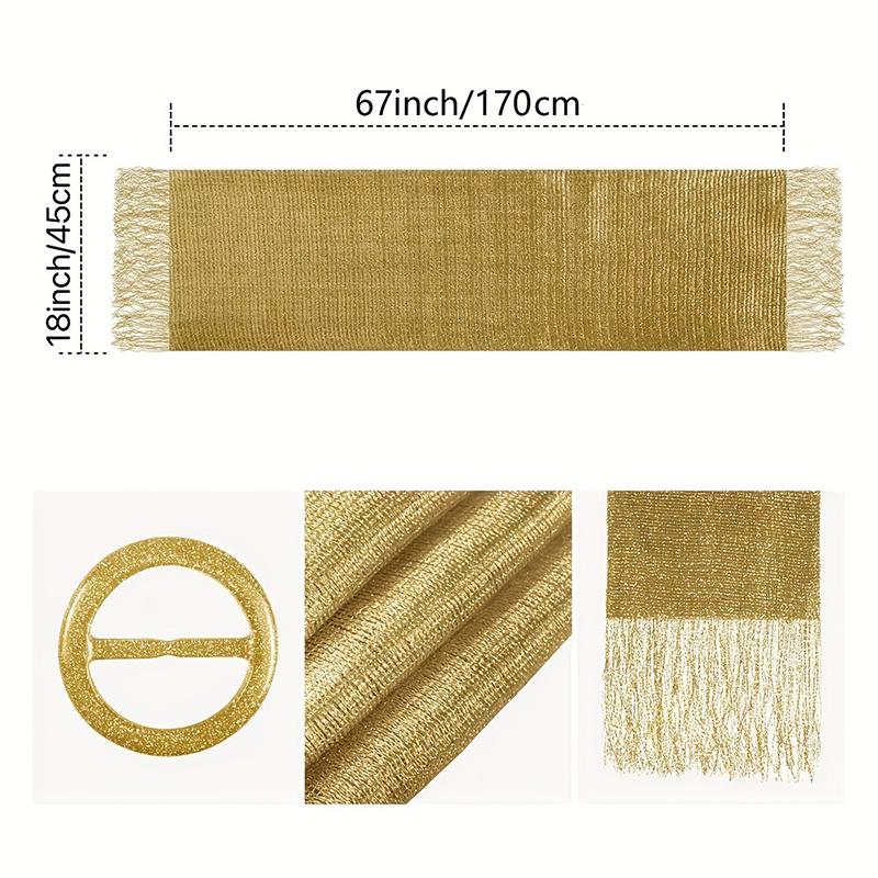 Gold Silver Silk Shawl Shirts For Women Flat Scarf Bride'S Bridesmaid Ball Long Tassel Evening Party Wedding Dress Casual Tunics