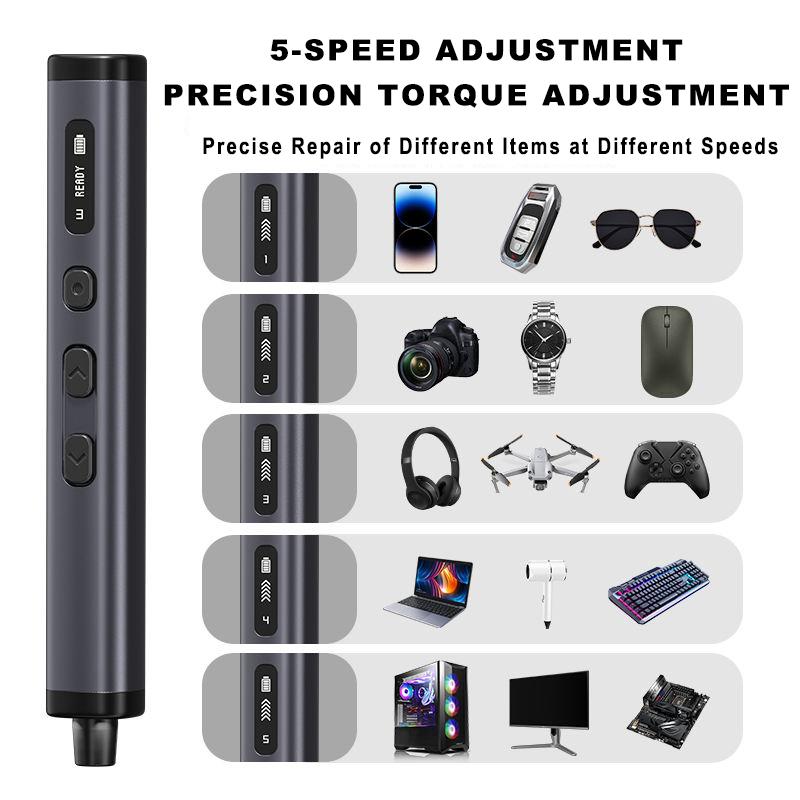 78 In 1 Electric Screwdriver with Square Tube Design Rechargeable and Compact for DIY Home Tasks with Rotating Storage Box