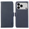ABEEL For iPhone 17 Pro Case Litchi Texture Leather RFID Blocking Phone Cover