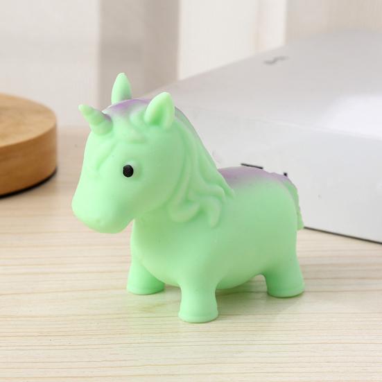 Flour Filling Horse Squeeze Toy Stretchy Slow Rebound Simulation Pony Fidget Toy Soft Animal Shape Sensory Pinch Toy