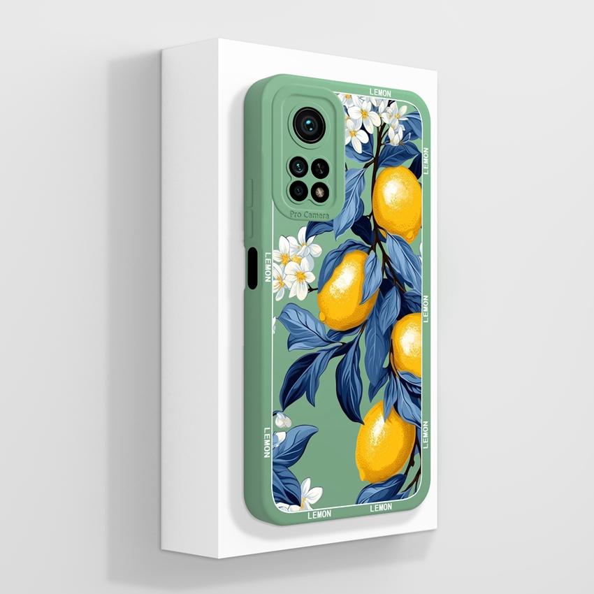 Handyhülle für Xiaomi Mi 10T 11T Pro Lite Mi 10 11 11X 11i Aromatische Blumenmuster Flüssigsilikon Weiche Stoßstange Stoßfeste Hülle für Xiaomi Stoßstangen-Taschen