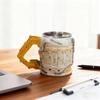 Demolition Excavator Mug 3D Construction Coffee Cup with "Someone Lied" Print 15oz Novelty Gift for Construction Workers Fans