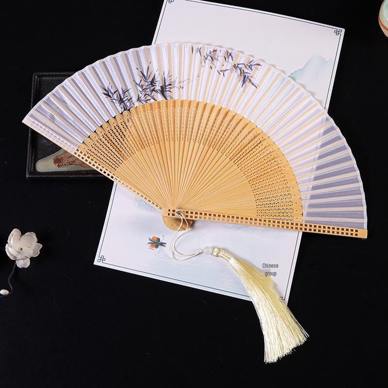 Gradient Cheongsam Style Hanfu Dance Folding Fan