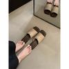 Women's slippers women wear in summer 2025 new Korean version of fairy beach soft flat one-word sandals