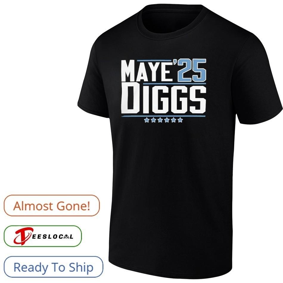 

Maye and Diggs 2025 Patriots Football T-shirt Size S-5XL Unisex T-Shirt L