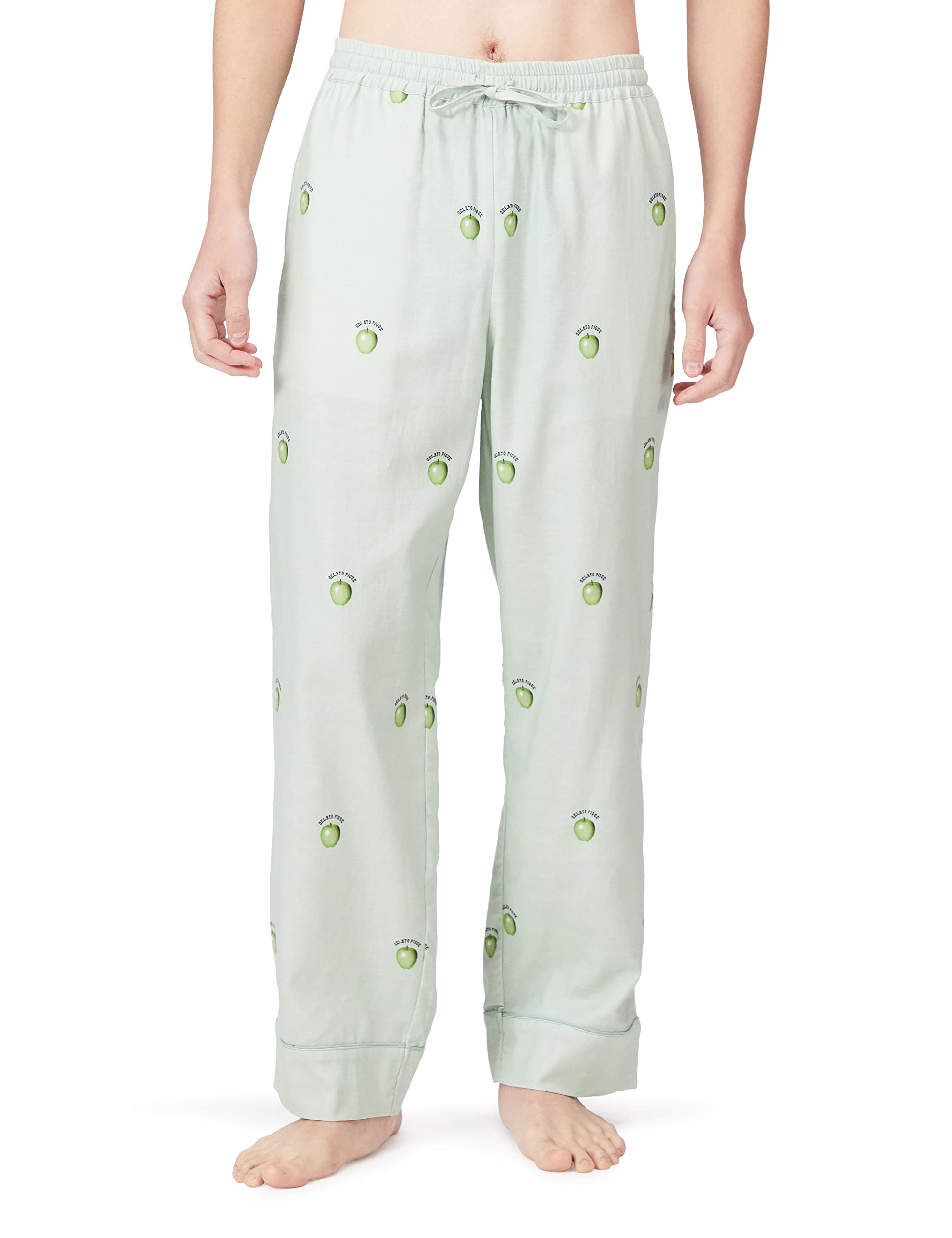 

HOMME Apple Pattern Пижамные длинные брюки PMFP224919 GRN M [Gelato Pique] Мужские