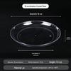 ZISIZ Disposable Crystal Plastic Plates