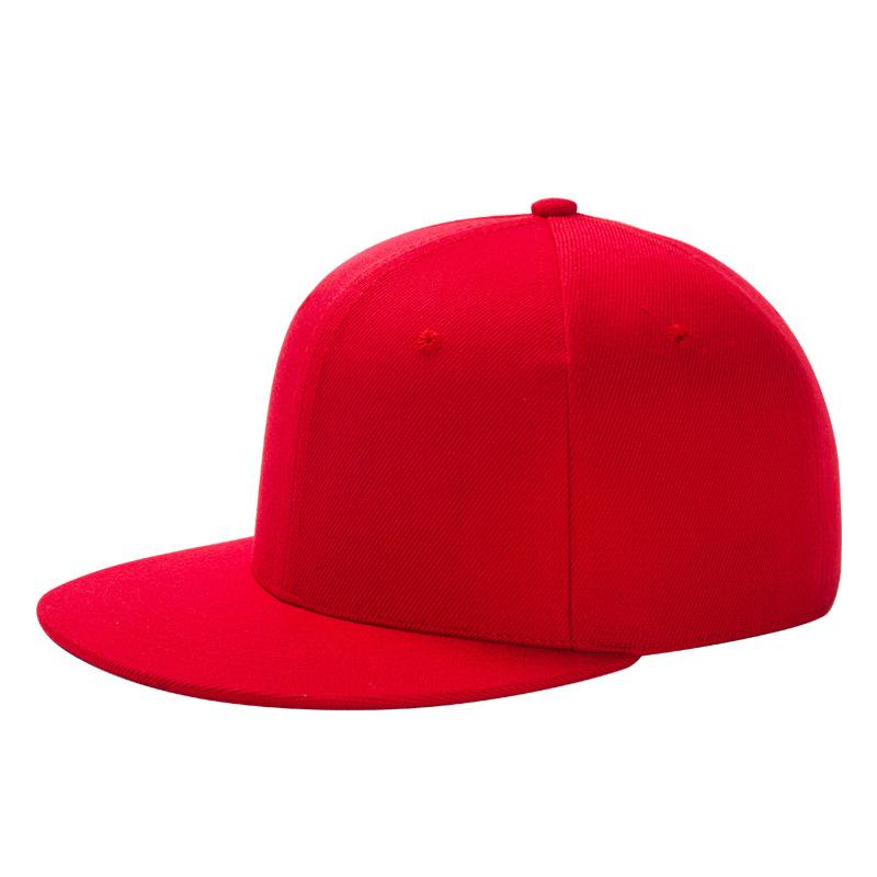Unisex Flat Brim Baseball Cap For Men Women Fashion Color Plain Snapback Hat Outdoor Leisure Patchwork Hip Hop Sun Hats