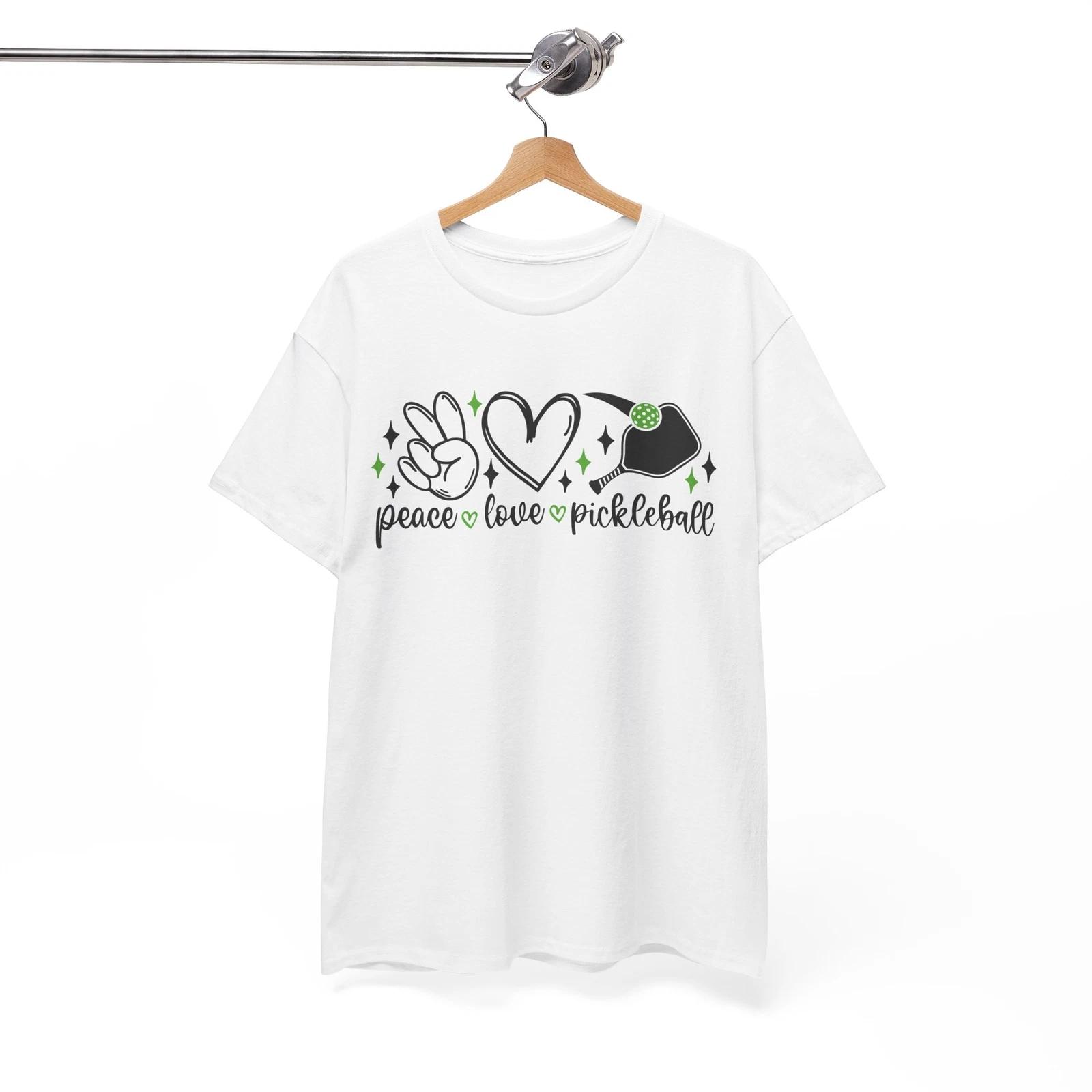 Peace & Love Mandala T-Shirt | Peace Love Pickleball Shirt M