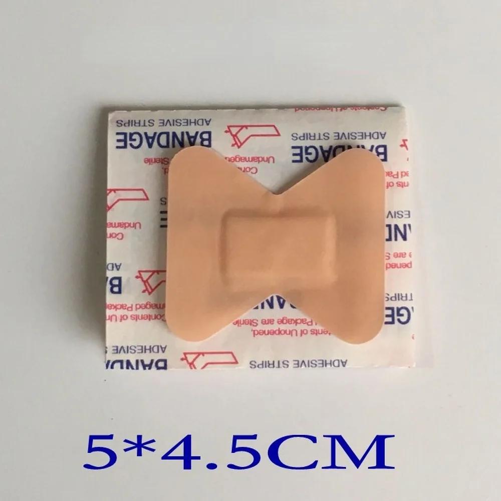 

50pcs/set 7.6*5.1CM Large Skin Patch PE Waterproof Square Shaped Band Aid First Aid Accessories Wound Plaster Adhesive Bandages 76x51MM