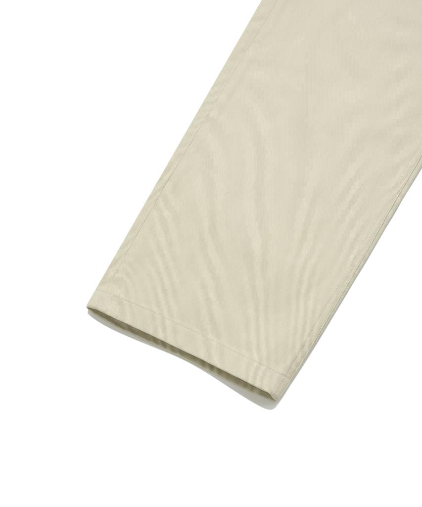 COVERNAT Chino Semi-Wide Pants Ivory