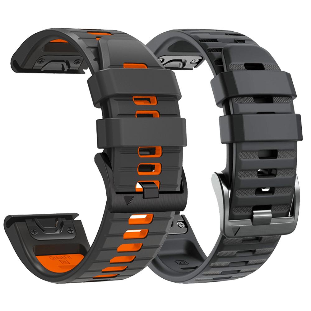 Quick Fit Strap For Garmin Fenix 8 7 7X/Epix Pro Gen 2 51mm 47mm/Enduro 2/Descent Mk3i Mk2 Silicone Original Watch Band 22mm 26mm