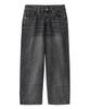 RAIMENT All Season Sand Washed Wide Denim Pants_Black Denim