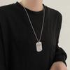 Long Titanium Steel Chain Necklace Men's Trendy Sweater Chain Ins Hip Hop Pendant Jewelry Design Necklace
